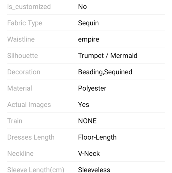 Silver, Backless, V Neck, Draped Rhinestone,  Contras Sequined Mermaid G… - Picture 13 of 16